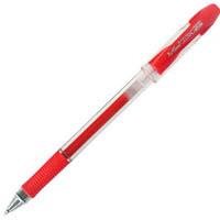 artline geltrac stick gel ink pen medium red