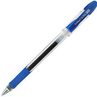 artline geltrac stick gel ink pen medium blue