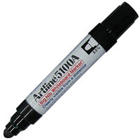 artline 5100a whiteboard marker bullet 5mm black
