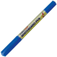 artline 541t dual nib fine whiteboard marker 0.4/1.0mm bullet blue hangsell