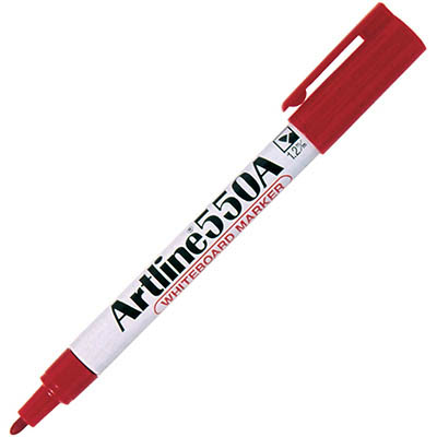 Image for ARTLINE 550A WHITEBOARD MARKER BULLET 1.2MM RED from Office National ONE Solution Business Supplies