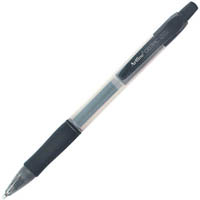 artline geltrac retractable gel ink pen medium 0.7mm black