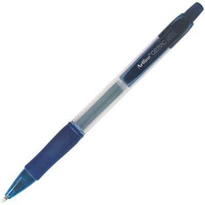 Image for ARTLINE GELTRAC RETRACTABLE GEL INK PEN MEDIUM 0.7MM BLUE from OFFICE NATIONAL CANNING VALE