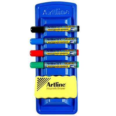 Image for ARTLINE 577 WHITEBOARD MARKER CADDY STARTER KIT from Coffs Coast Office National