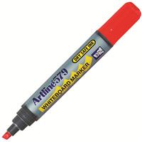 artline 579 whiteboard marker chisel 5mm red