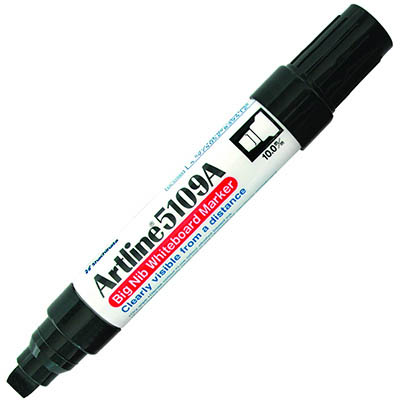 Image for ARTLINE 5109A WHITEBOARD MARKER CHISEL 10MM BLACK HANGSELL from Aztec Office National