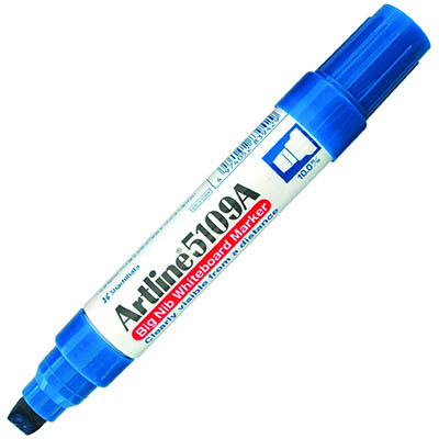 Image for ARTLINE 5109A WHITEBOARD MARKER CHISEL 10MM BLUE HANGSELL from Office National Sydney Stationery