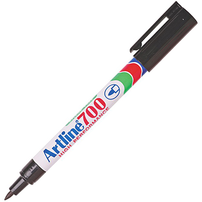 Image for ARTLINE 700 PERMANENT MARKER BULLET 0.7MM BLACK from Axsel Office National
