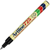 artline 725 permanent marker bullet 0.4mm black hangsell