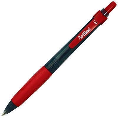 Image for ARTLINE 8410 GRIP RETRACTABLE BALLPOINT PEN 1.0MM RED PACK 12 from Office National Perth CBD