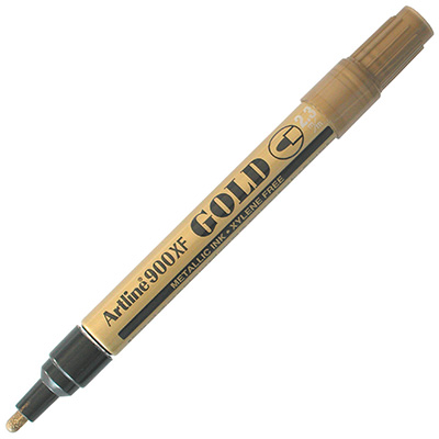 Image for ARTLINE 900XF PAINT MARKER BULLET 2.3MM METALLIC GOLD from Office National Perth CBD