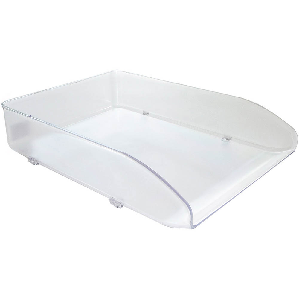 Image for METRO DOCUMENT TRAY A4 SNOW/CRYSTAL from Axsel Office National