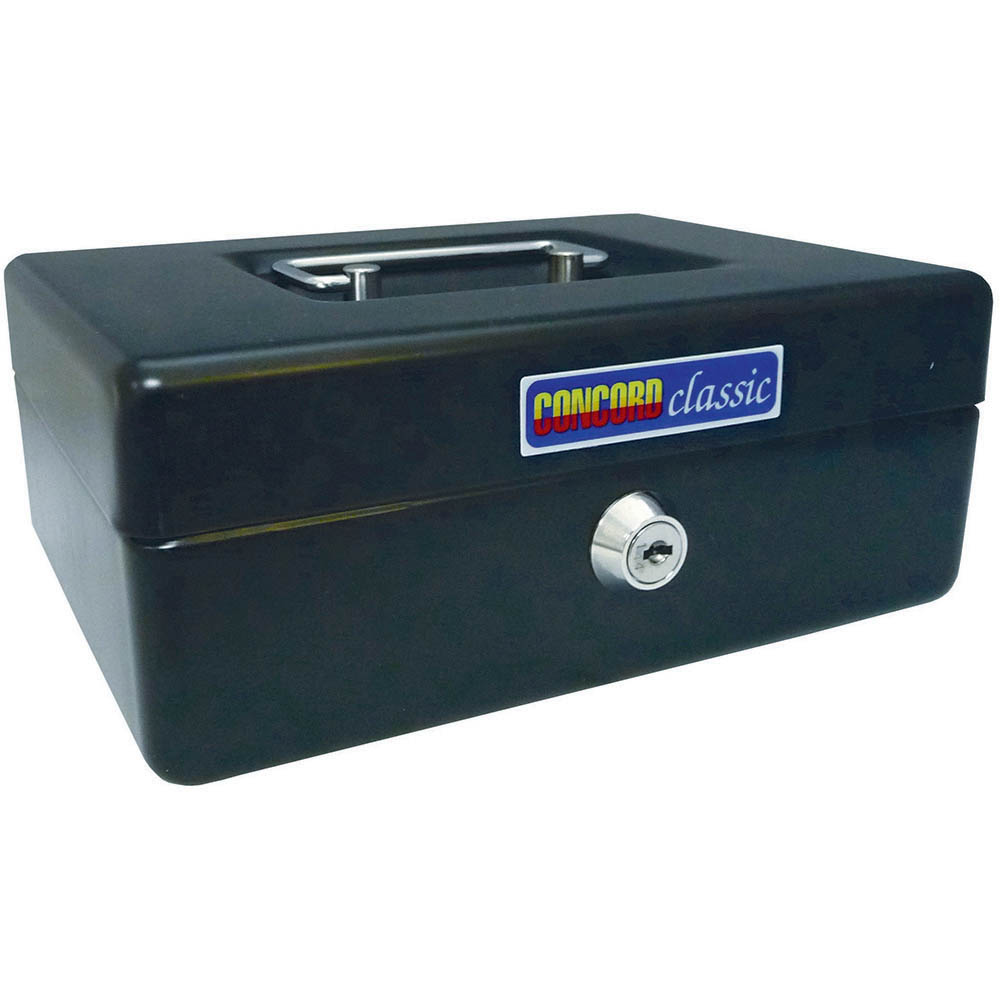 Image for ESSELTE CLASSIC CASH BOX 200 X 150 X 80MM SIZE 8 BLACK from C & G Office National