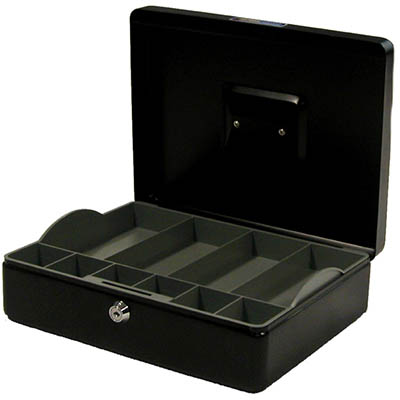 Image for ESSELTE CLASSIC CASH BOX 300 X 230 X 90MM SIZE 12 BLACK from Absolute MBA Office National