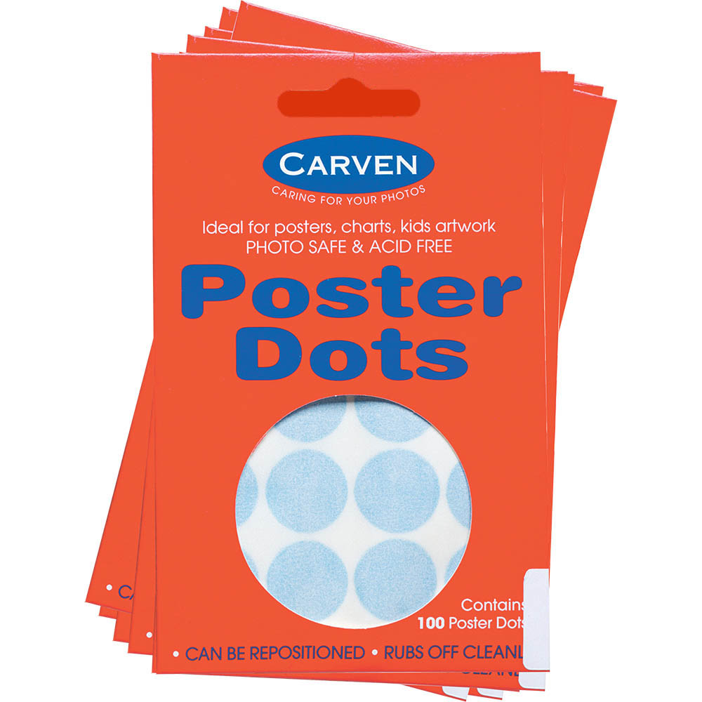 Image for CARVEN POSTER DOTS 100 DOTS PACK 6 from Surry Office National