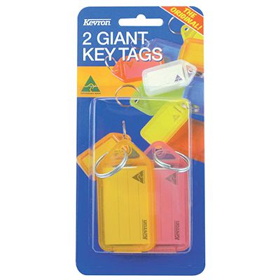 Image for KEVRON ID30 GIANT KEYTAGS ASSORTED PACK 2 from Axsel Office National