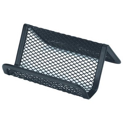Image for ESSELTE METAL MESH BUSINESS CARD HOLDER BLACK from Emerald Office Supplies Office National
