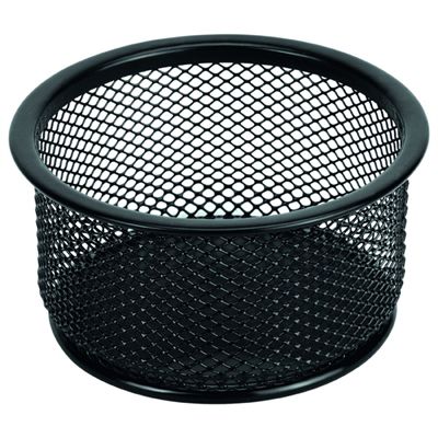 Image for ESSELTE METAL MESH PAPER CLIP HOLDER BLACK from Aztec Office National