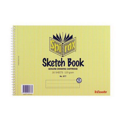 Image for SPIRAX 577 SKETCH BOOK SIDE OPEN 32 PAGE 177 X 245MM from Discount Office National