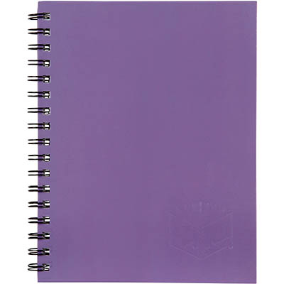 Image for SPIRAX 511 NOTEBOOK 7MM RULED HARD COVER SPIRAL BOUND 200 PAGE 225 X 175MM PURPLE from Aztec Office National