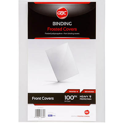 Image for GBC IBICO BINDING COVER 300 MICRON A4 FROSTED PACK 100 from OFFICE NATIONAL CANNING VALE