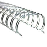 gbc wire binding comb 34 loop 6mm a4 silver pack 100