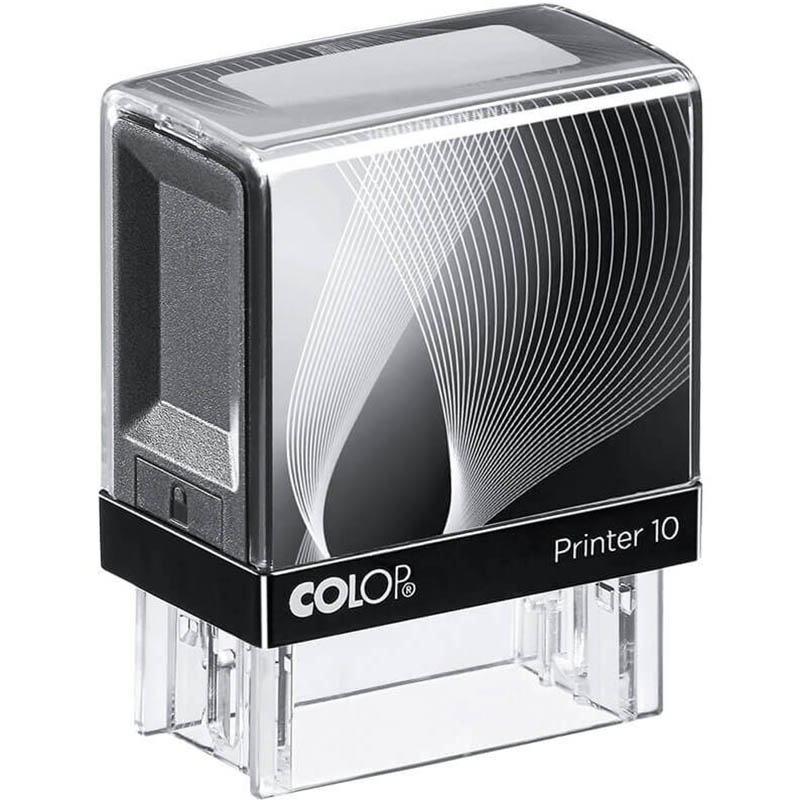 Image for COLOP P10 CUSTOM MADE PRINTER SELF-INKING STAMP 27 X 10MM from Absolute MBA Office National