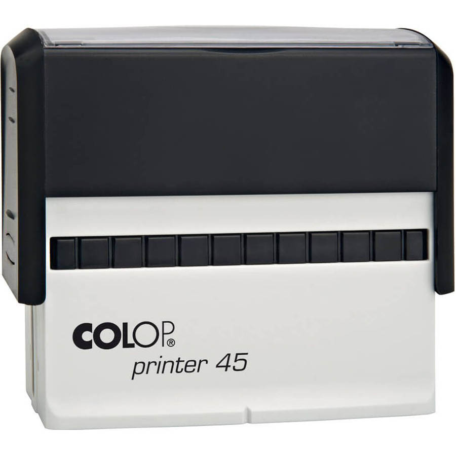 Image for COLOP P45 CUSTOM MADE PRINTER SELF-INKING STAMP 82 X 25MM from Mackay Business Machines (MBM) Office National