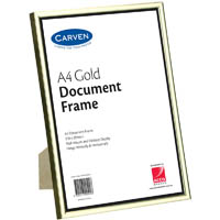 carven document frame a4 gold