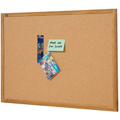 Image for QUARTET CORKBOARD 1800 X 1200MM OAK FRAME from Absolute MBA Office National