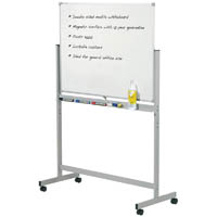 quartet penrite premium mobile magnetic whiteboard 1800 x 1200mm