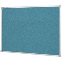 quartet penrite fabric bulletin board 1200 x 900mm blue