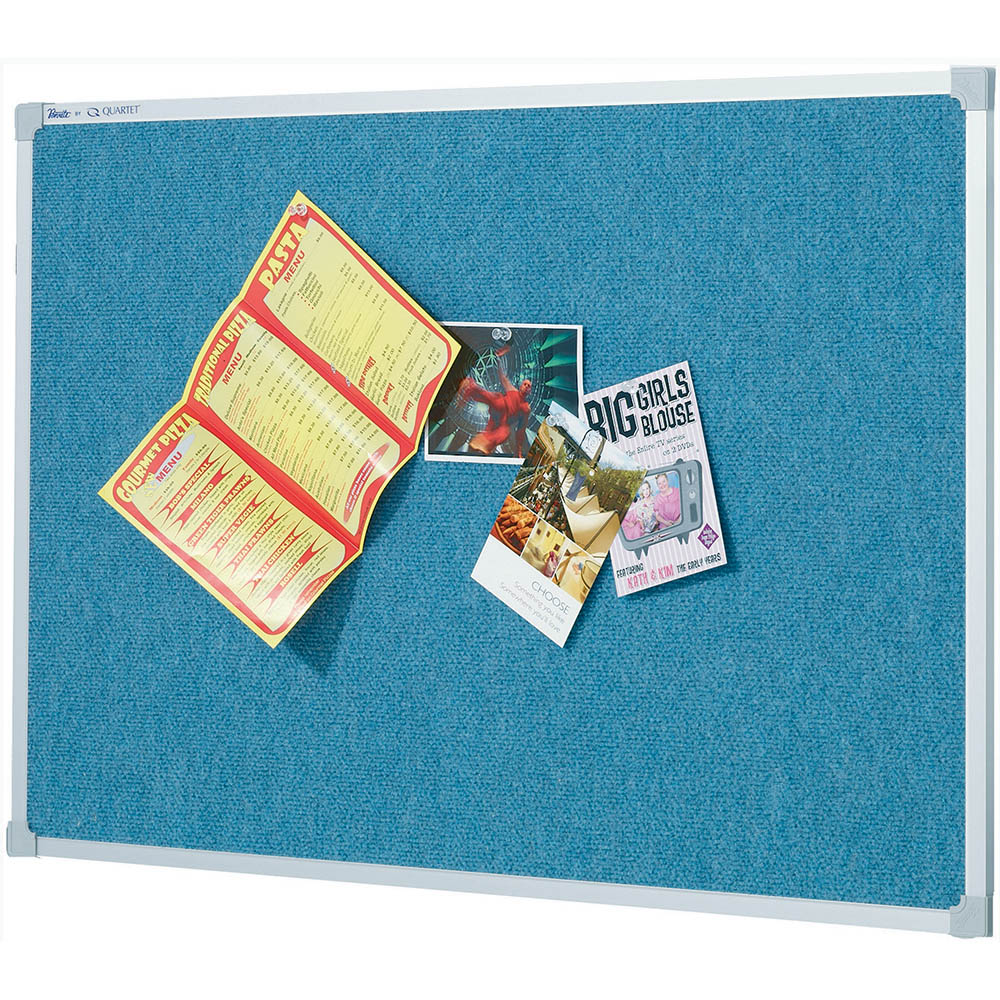 Image for QUARTET PENRITE FABRIC BULLETIN BOARD 1800 X 1200MM WEDGEWOOD from OFFICE NATIONAL CANNING VALE