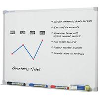 quartet penrite premium magnetic whiteboard 1200 x 1200mm