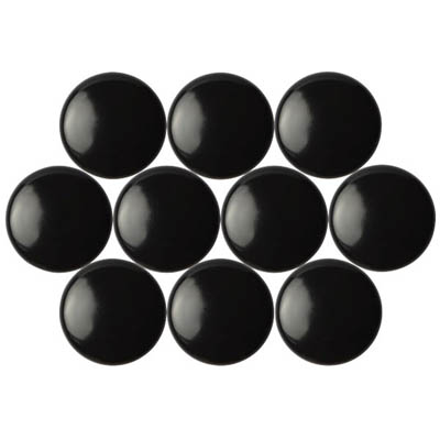 Image for QUARTET MAGNETIC BUTTONS 20MM BLACK PACK 10 from PaperChase Office National