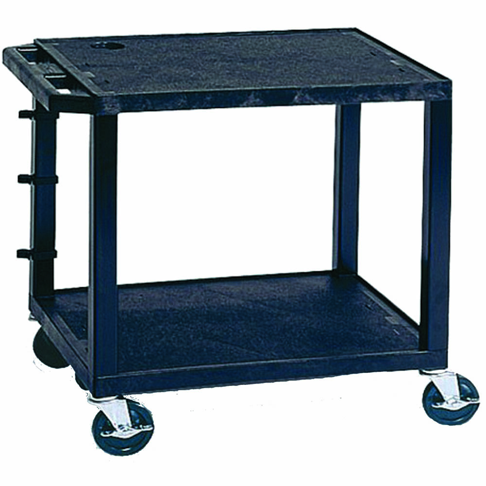 Image for TUFFY UTILITY TROLLEY 2 SHELF BLACK from Angletons Office National