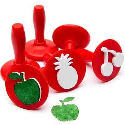 Image for EDUCATIONAL COLOURS PAINT AND DOUGH STAMPERS FRUIT SET from OFFICE NATIONAL CANNING VALE
