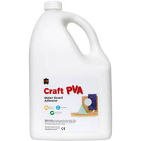 educational colours craft pva glue 5 litre