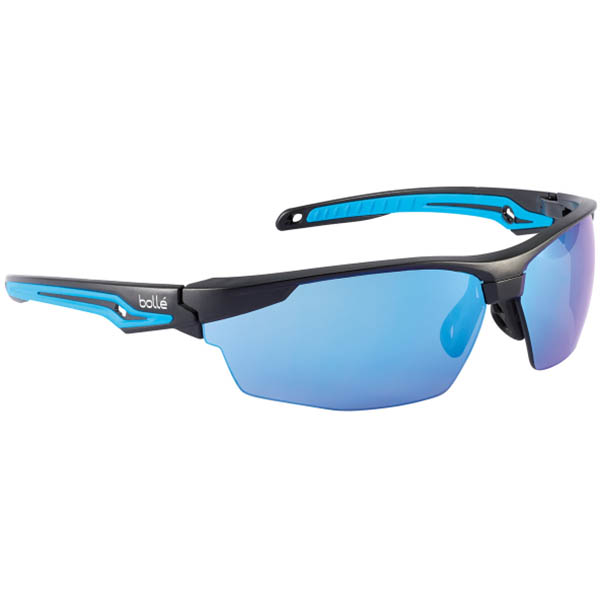 Image for BOLLE SAFETY TRYON SAFETY GLASSES BLUE FLASH LENS from Ezi Office Supplies Gold Coast Office National