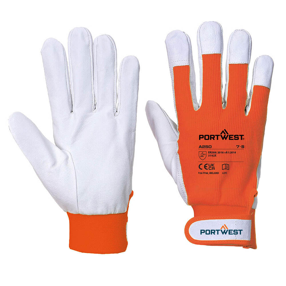 Image for PORTWEST TERGSUS GLOVE SMALL ORANGE from Surry Office National