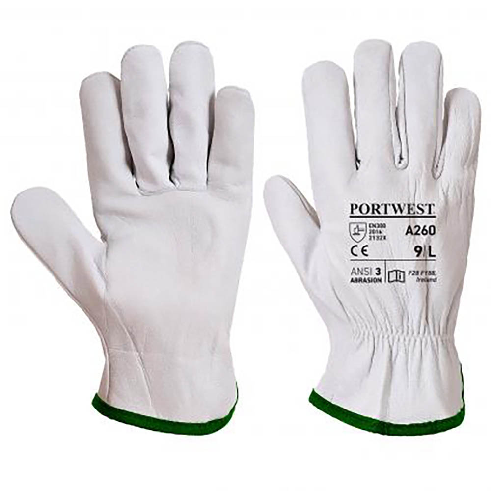 Image for PORTWEST OVES DRIVER GLOVE LARGE GREY from Paul John Office National