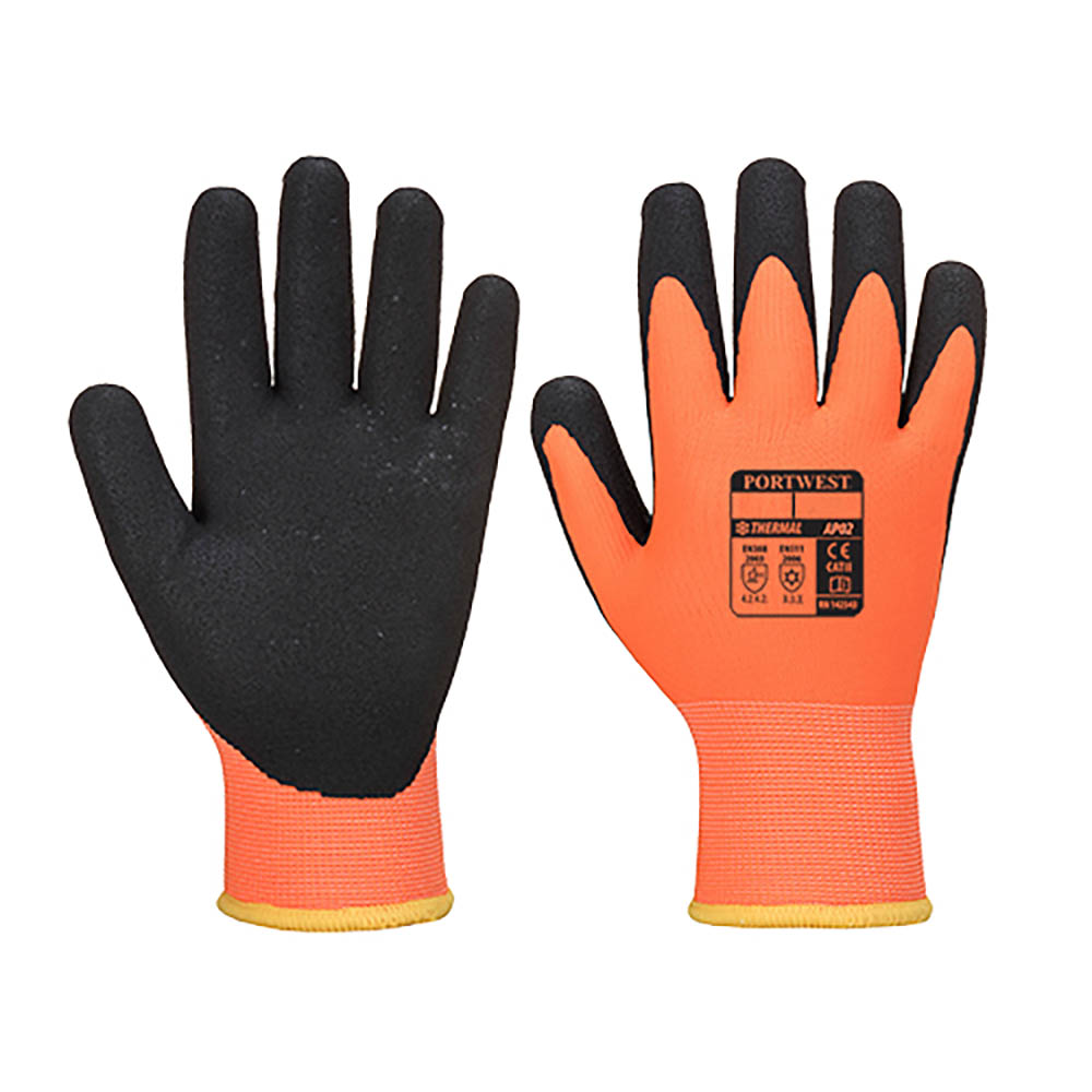 Image for PORTWEST THERMO PRO GLOVES ULTRA THERMAL PROTECTION XXL ORANGE from Office National