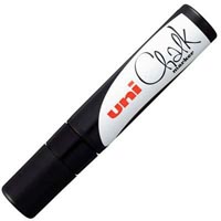 uni-ball chalk marker broad chisel tip 15mm black
