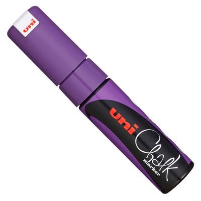 Image for UNI-BALL CHALK MARKER CHISEL TIP 8MM VIOLET from Office National Capalaba