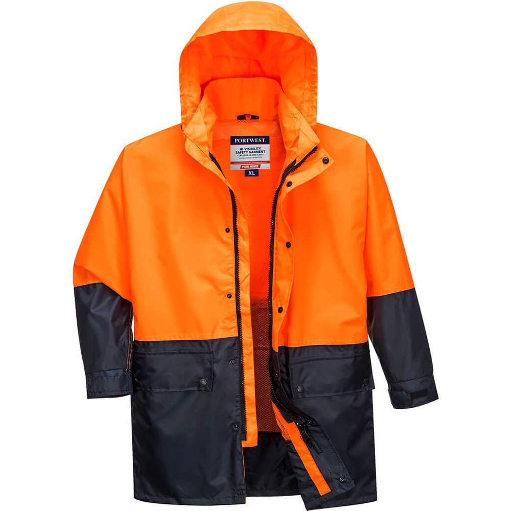 Image for HUSKI KIMBERLEY LIGHTWEIGHT HI-VIS RAIN JACKET 2-TONE from Connelly's Office National