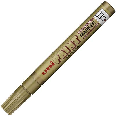 Image for UNI-BALL PX-20 PAINT MARKER BULLET 2.8MM GOLD from Emerald Office Supplies Office National