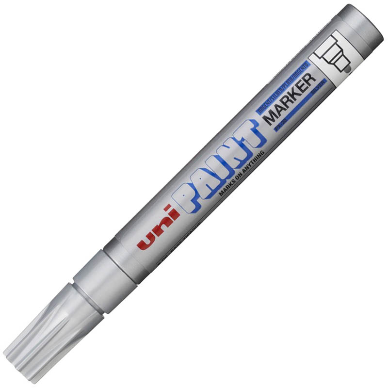 Image for UNI-BALL PX-20 PAINT MARKER BULLET 2.8MM SILVER from OFFICE NATIONAL CANNING VALE