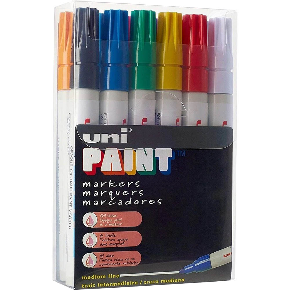 Image for UNI-BALL PX-20 PAINT MARKER BULLET 2.8MM ASSORTED BOX 12 from Ezi Office National Tweed