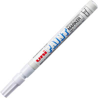 uni-ball px-21 paint marker bullet 1.2mm white
