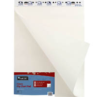 quartet economy flipchart pad 55gsm 40 sheets 550 x 810mm white retail